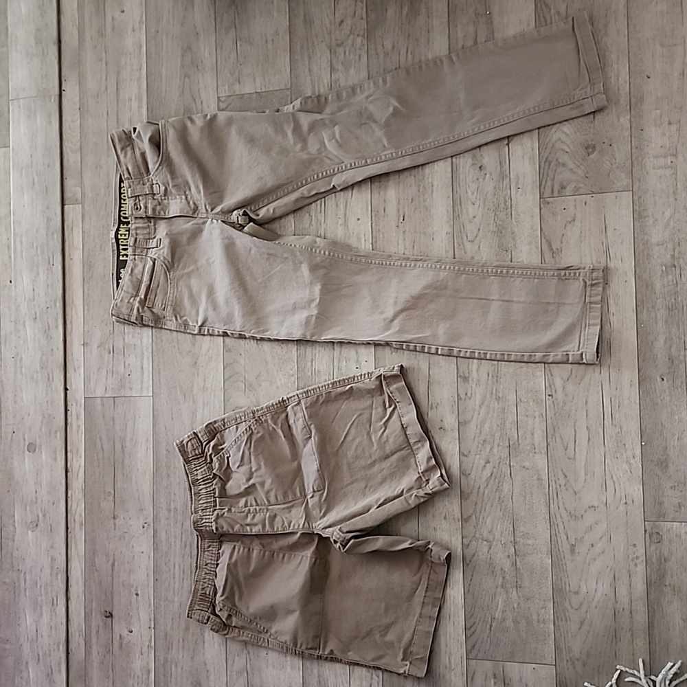 Bundle of Boys Khaki Pants and Shorts (2 items)